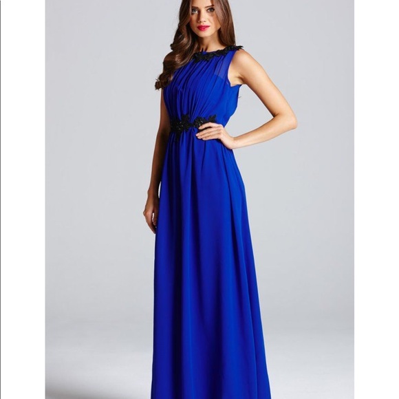 little mistress royal blue dress